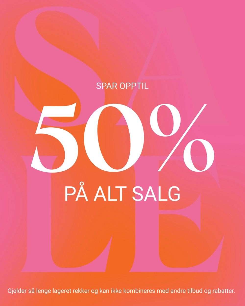 50% på en mengde varer Zizzi